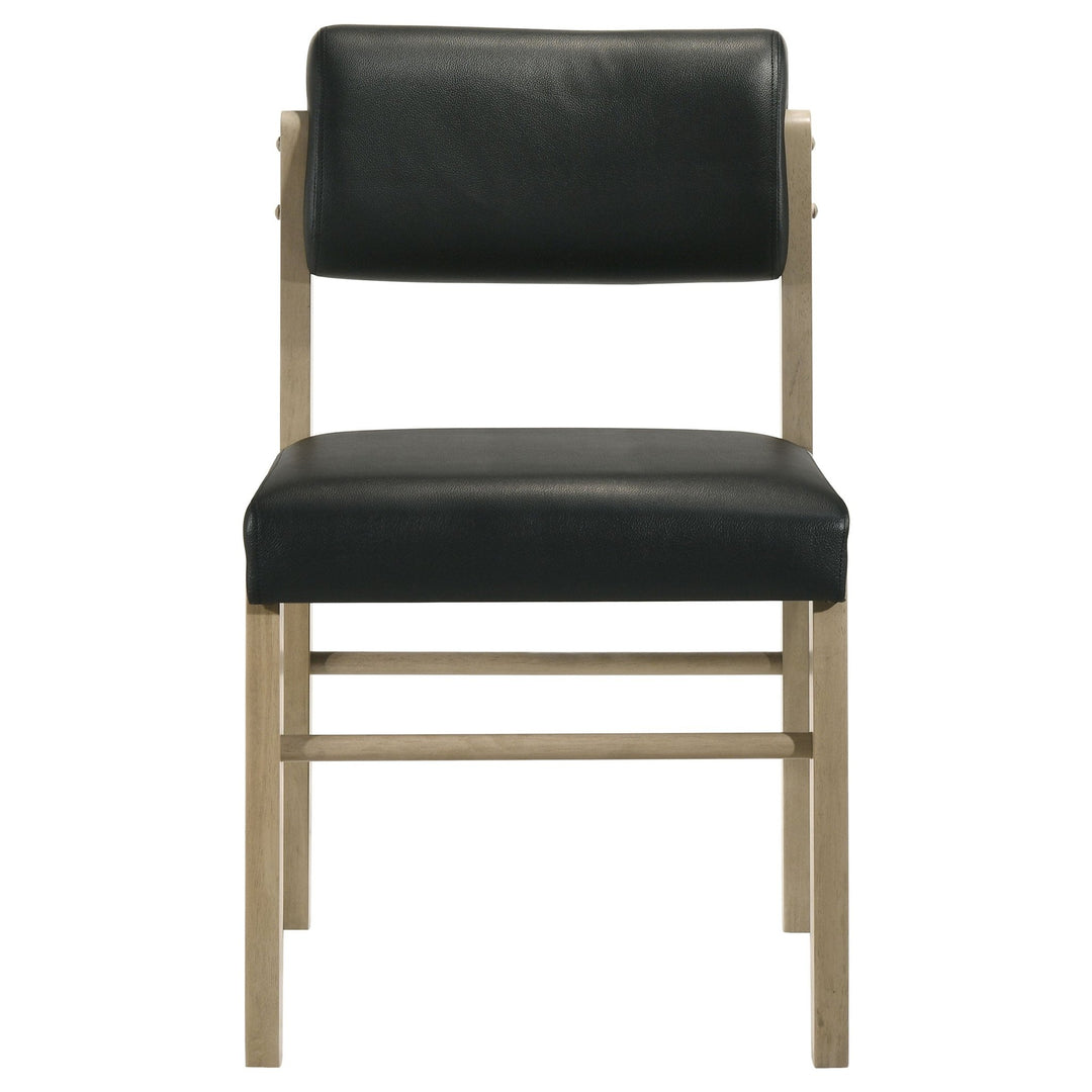 Kehoe dining chair natural oak front studio - What&