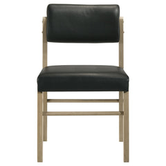 Kehoe dining chair natural oak front studio - What&