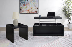 Knapp 2-piece Lift Top Coffee Table Set Black - What&