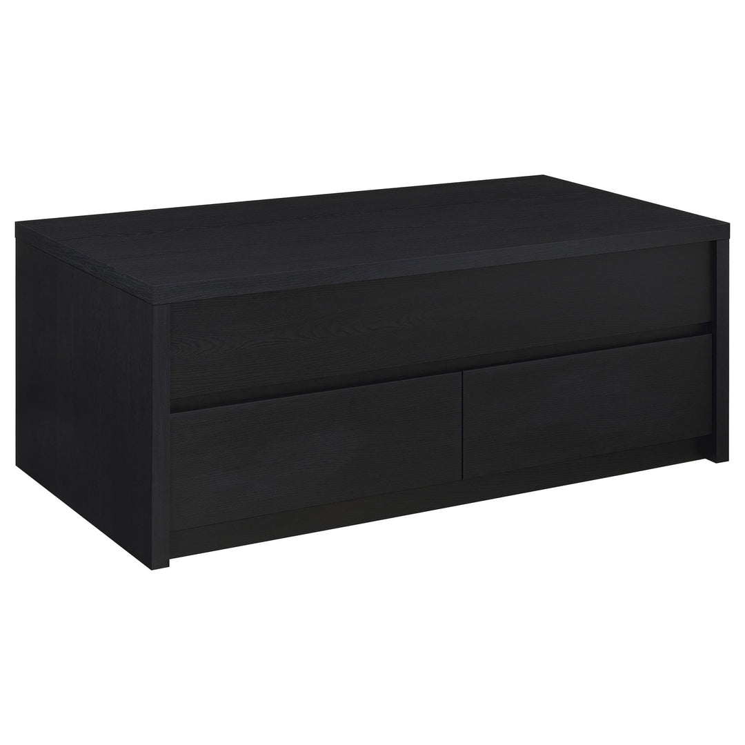 Knapp 2-piece Lift Top Coffee Table Set Black - What&