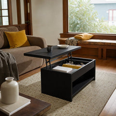Knapp 3 Piece Lift Top Coffee Table Set Black styled in Portland Hawthorne Craftsmbungalow living room - What&