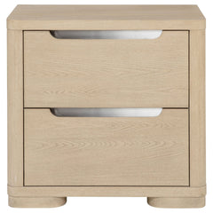 Ladera 2-drawer Nightstand Bedside Table Light Elm - What&