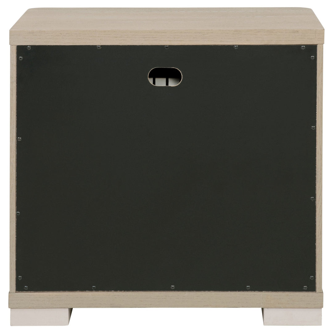 Ladera 2-drawer Nightstand Bedside Table Light Elm - What&