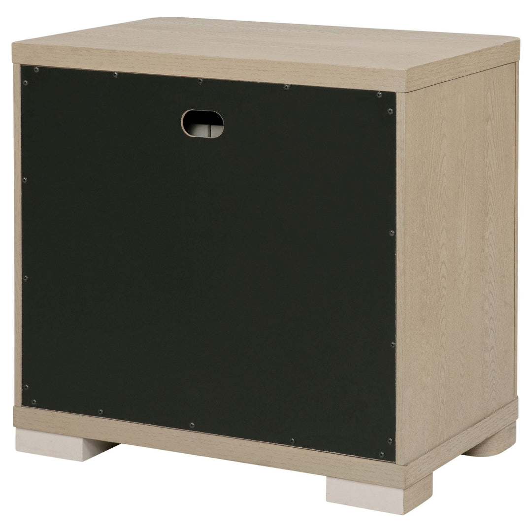 Ladera 2-drawer Nightstand Bedside Table Light Elm - What&