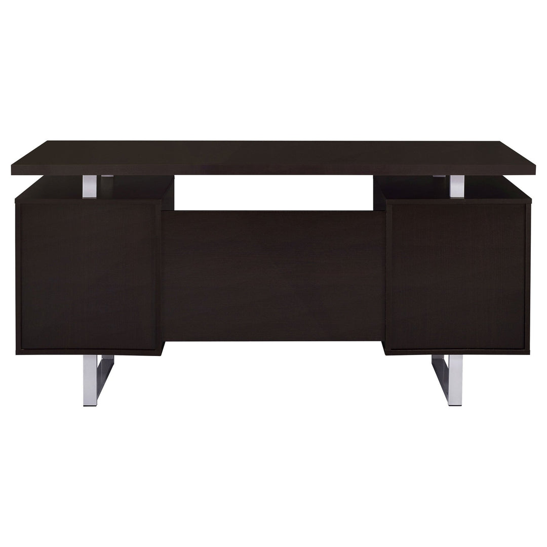 Lawtey 60-inch 2-drawer Office Computer Desk Cappuccino - What&