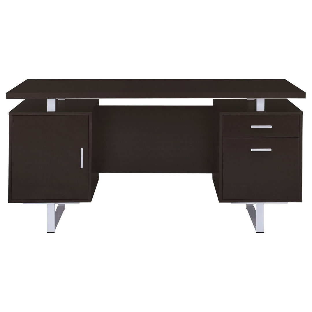 Lawtey 60-inch 2-drawer Office Computer Desk Cappuccino - What&