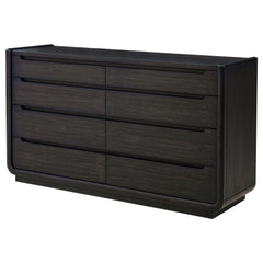 Leandro 8-drawer Bedroom Dresser Cabinet Burnished Black - What&