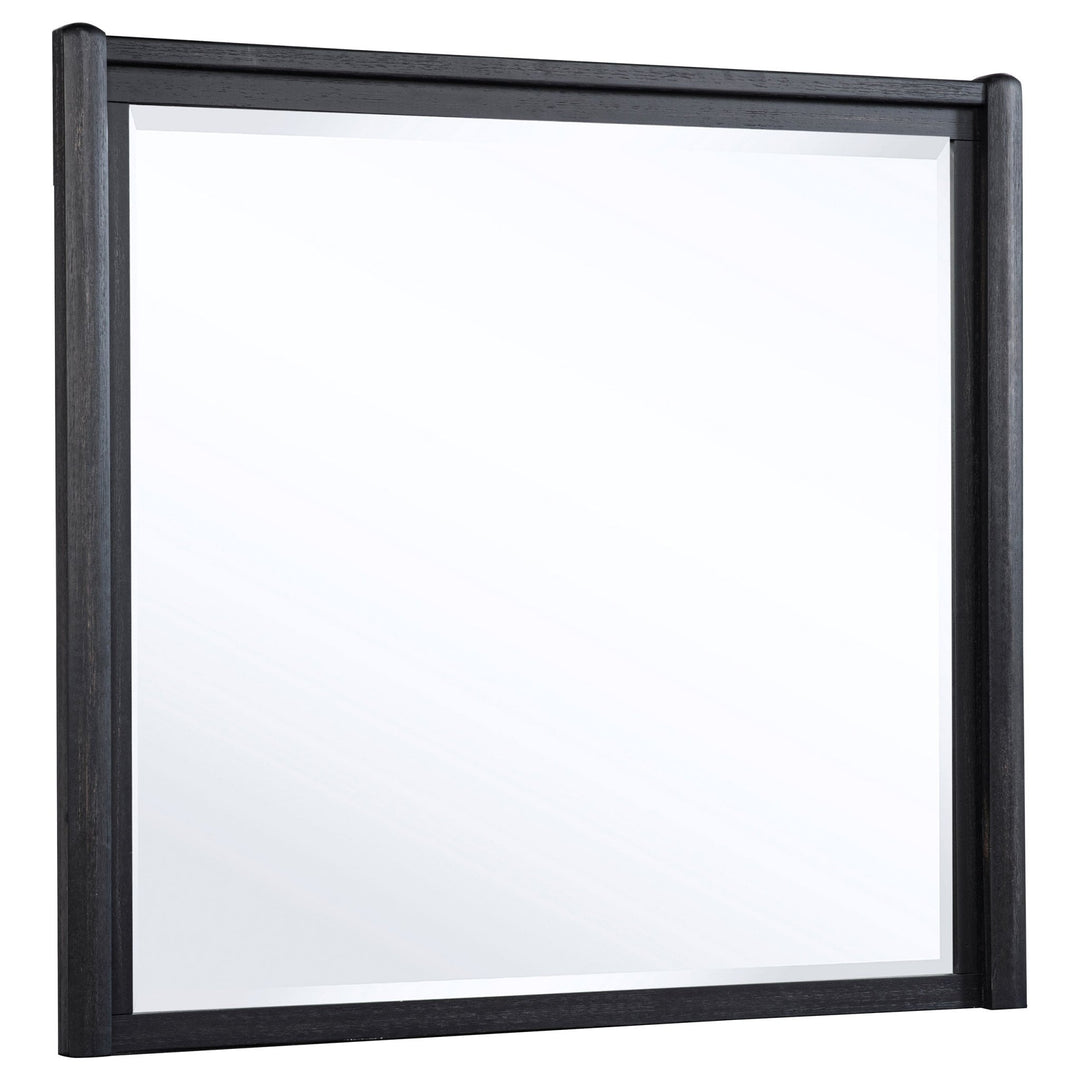 Leandro Dresser Mirror Burnished Black - What's New Furniture Portland