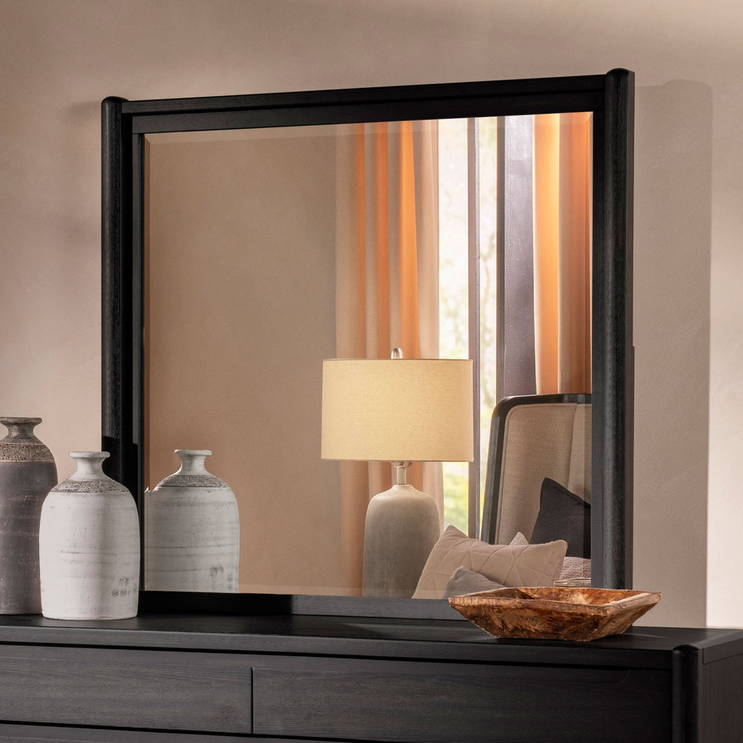 Leandro Dresser Mirror Burnished Black - What&