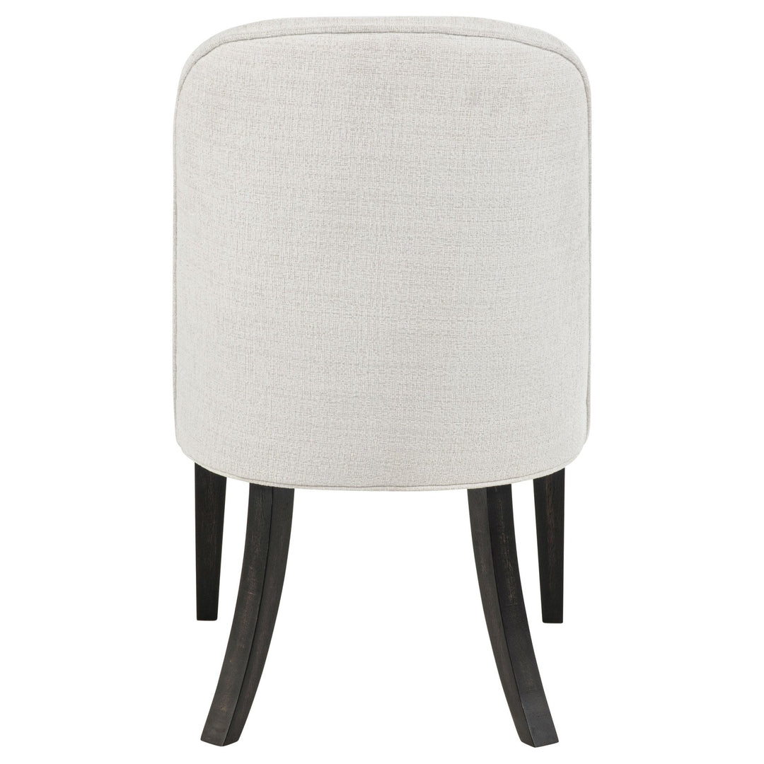 Leandro Upholstered Dining Side Chair Cream (Set of 2) - What&