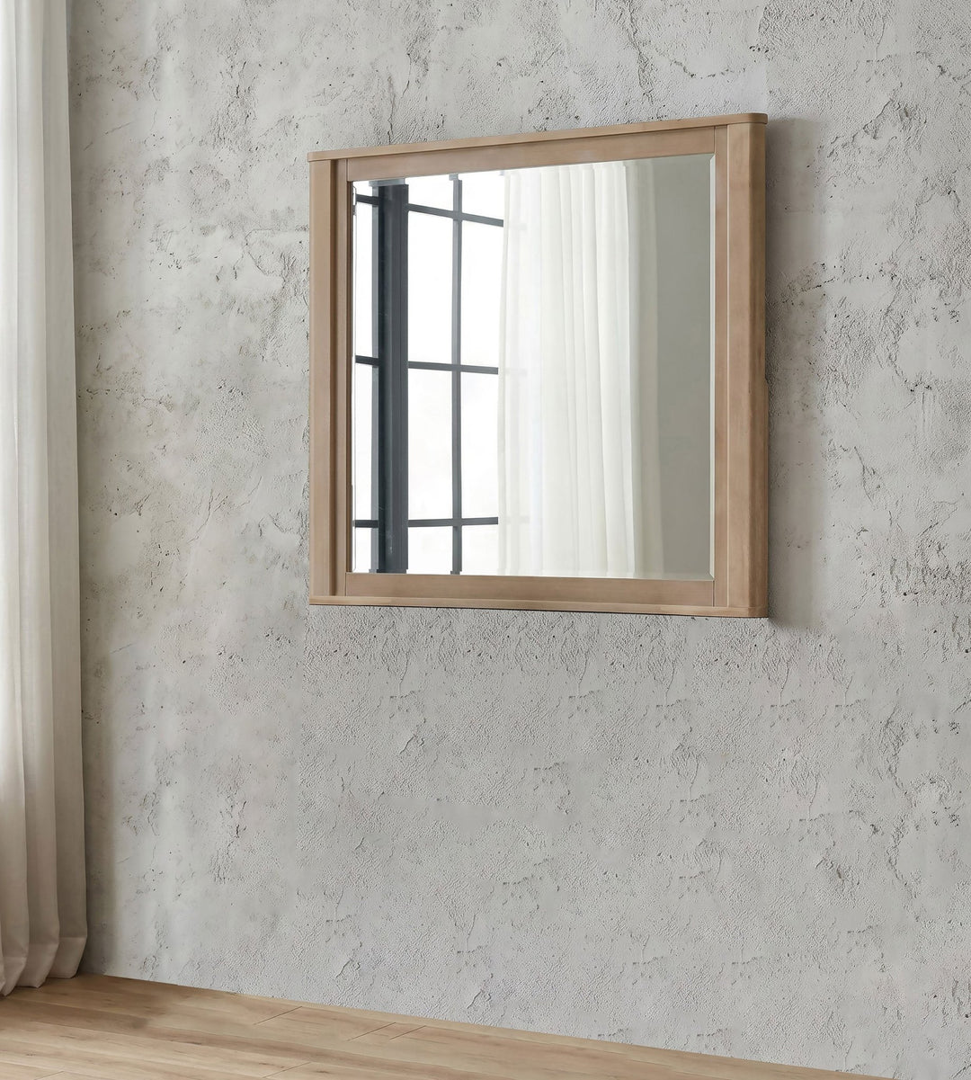 Leanne Dresser Mirror Light Oak - What&
