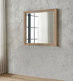 Leanne Dresser Mirror Light Oak - What&
