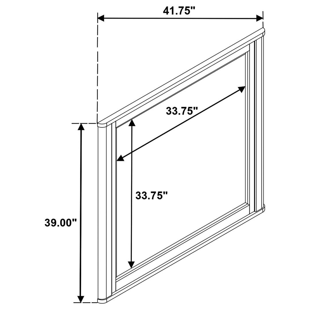Leanne Dresser Mirror Light Oak - What&