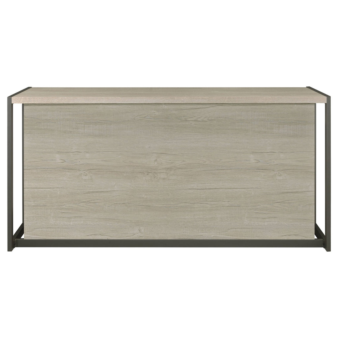 Loomis 60-inch 4-drawer Computer Desk Whitewashed Grey - What&