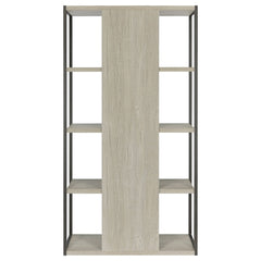 Loomis 72-inch 4-shelf Bookshelf Whitewashed Grey - What&