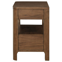 Maderia 2-drawer Nightstand Bedside Table Walnut - What&
