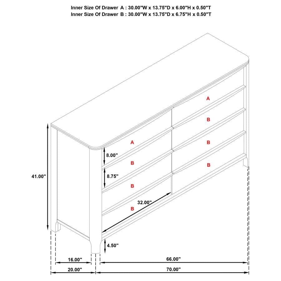 Maderia 8-drawer Dresser Cabinet - What&