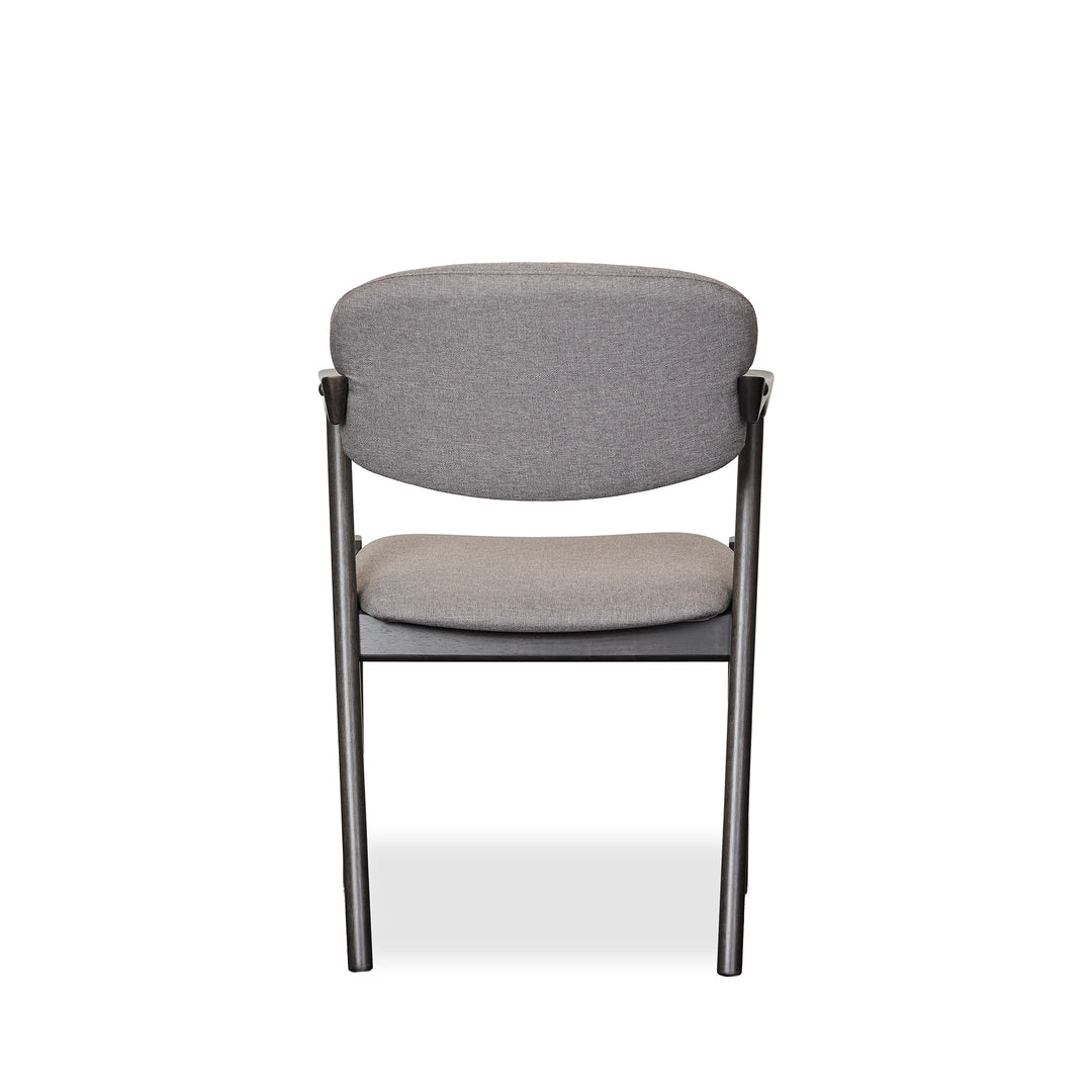Malone Dining Chairs in Black, back view - Whats New Furniture