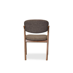 Malone Dining Chairs in Brown, back view - Whats New Furniture