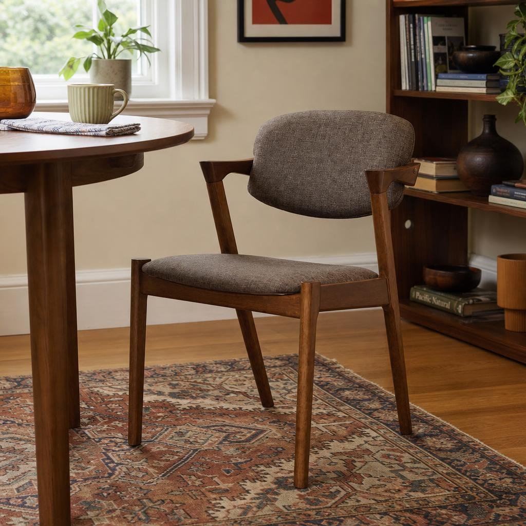 Malone Dining Chairs in Brown in a Portland dining room - Whats New Furniture