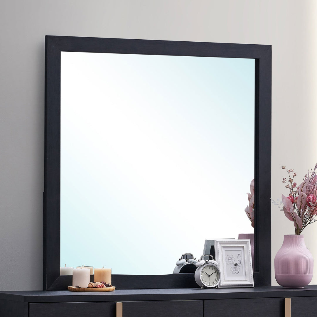 Marceline Dresser Mirror Black - What&