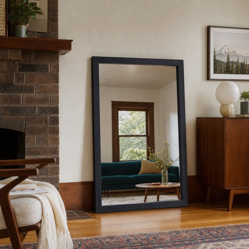 Marceline Dresser Mirror Black styled in Portland Ladd&
