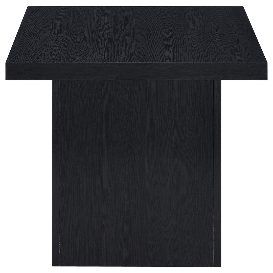 Max 2-piece Rectangular Coffee and End Table Set Black - What&