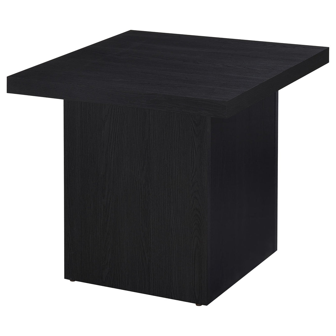 Max 3-piece Rectangular Coffee and End Table Set Black - What&