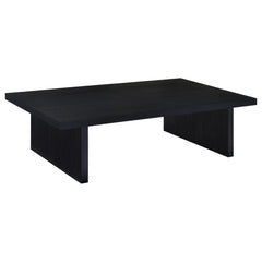 Max 3-piece Rectangular Coffee and End Table Set Black - What&