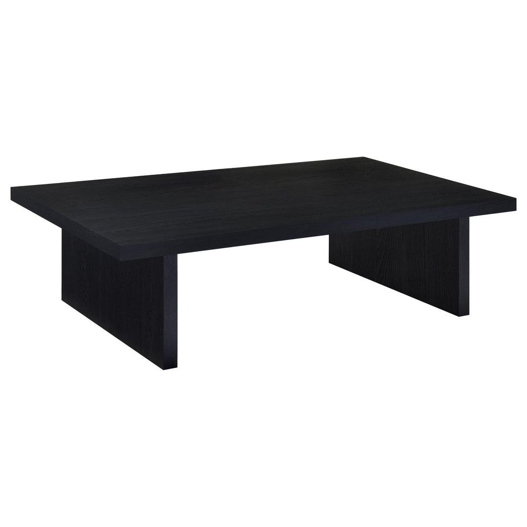 Max Rectangular Engineered Laminate Coffee Table Black - What's New Furniture Portland