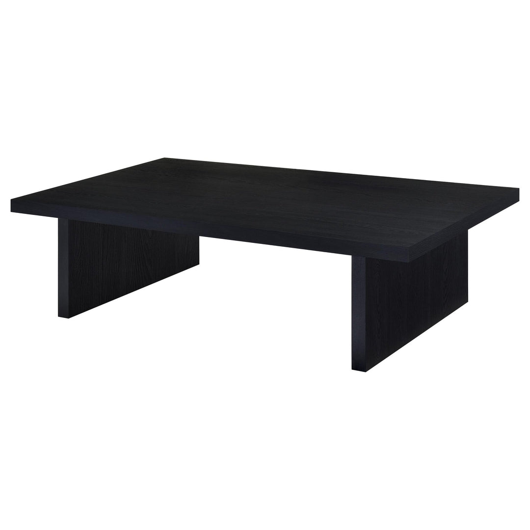 Max Rectangular Engineered Laminate Coffee Table Black - What&