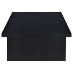 Max Rectangular Engineered Laminate Coffee Table Black - What&