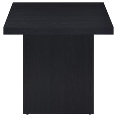 Max Square Engineered Laminate End Side Table Black - What&