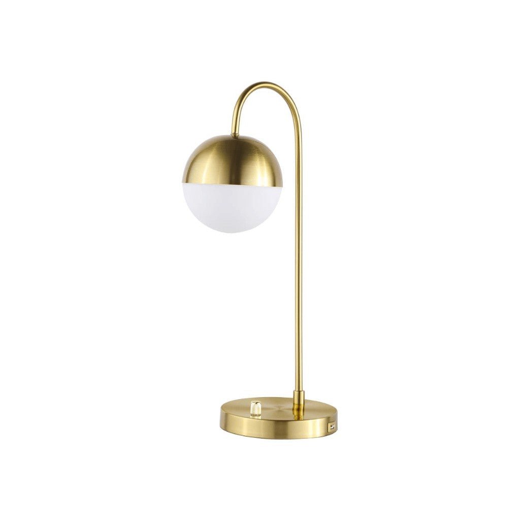 Merrick Spherical Arched Table Lamp | What's New Furniture Portland