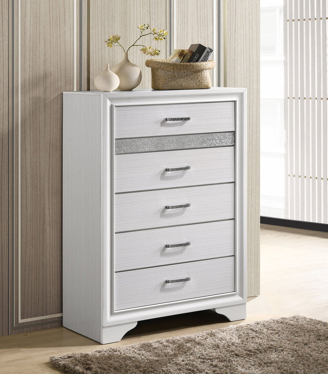 Miranda 6-drawer Bedroom Chest White - What&