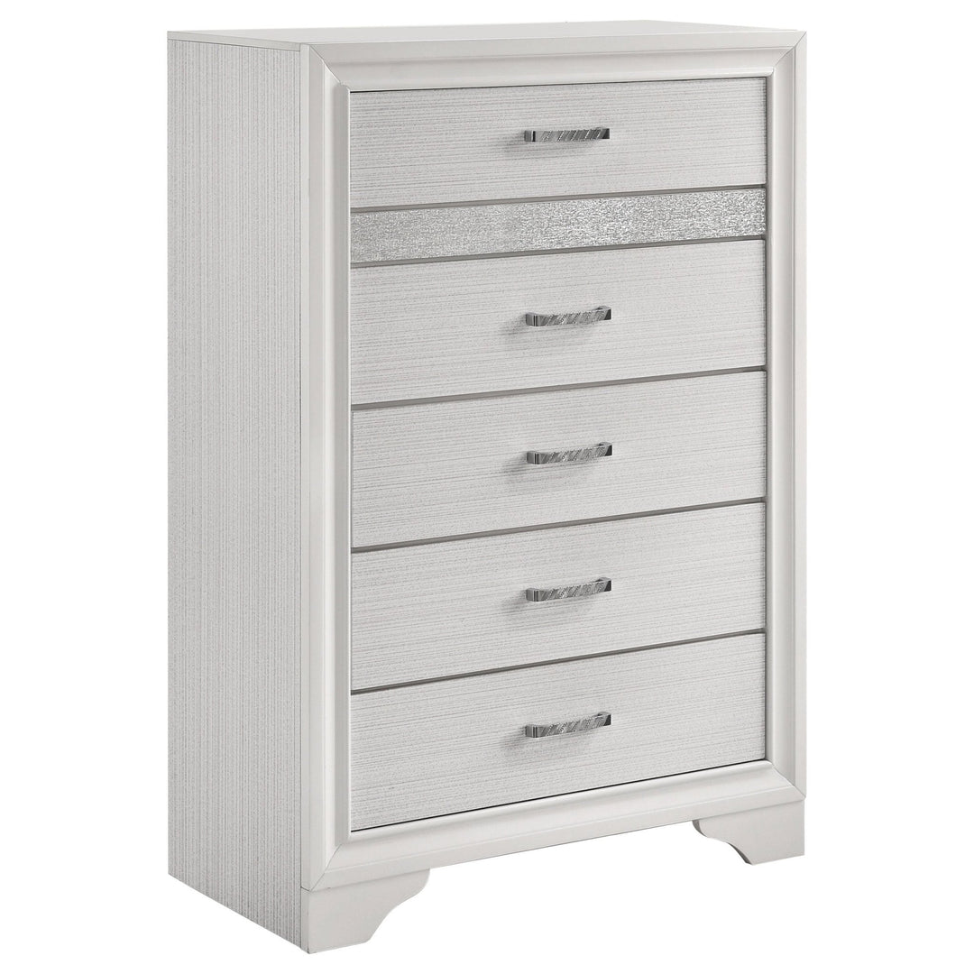 Miranda 6-drawer Bedroom Chest White - What's New Furniture Portland
