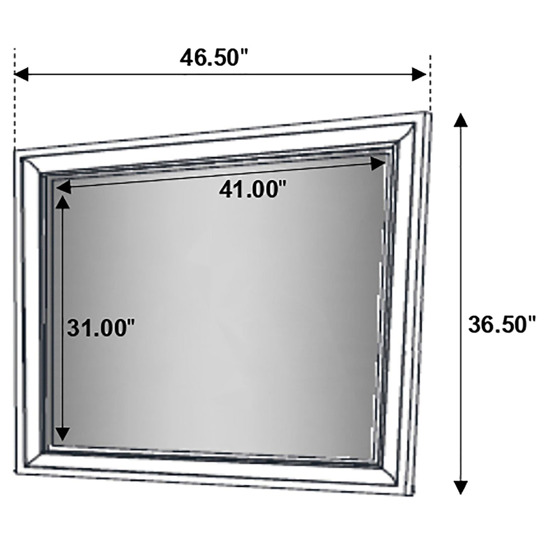 Miranda Dresser Mirror White - What&