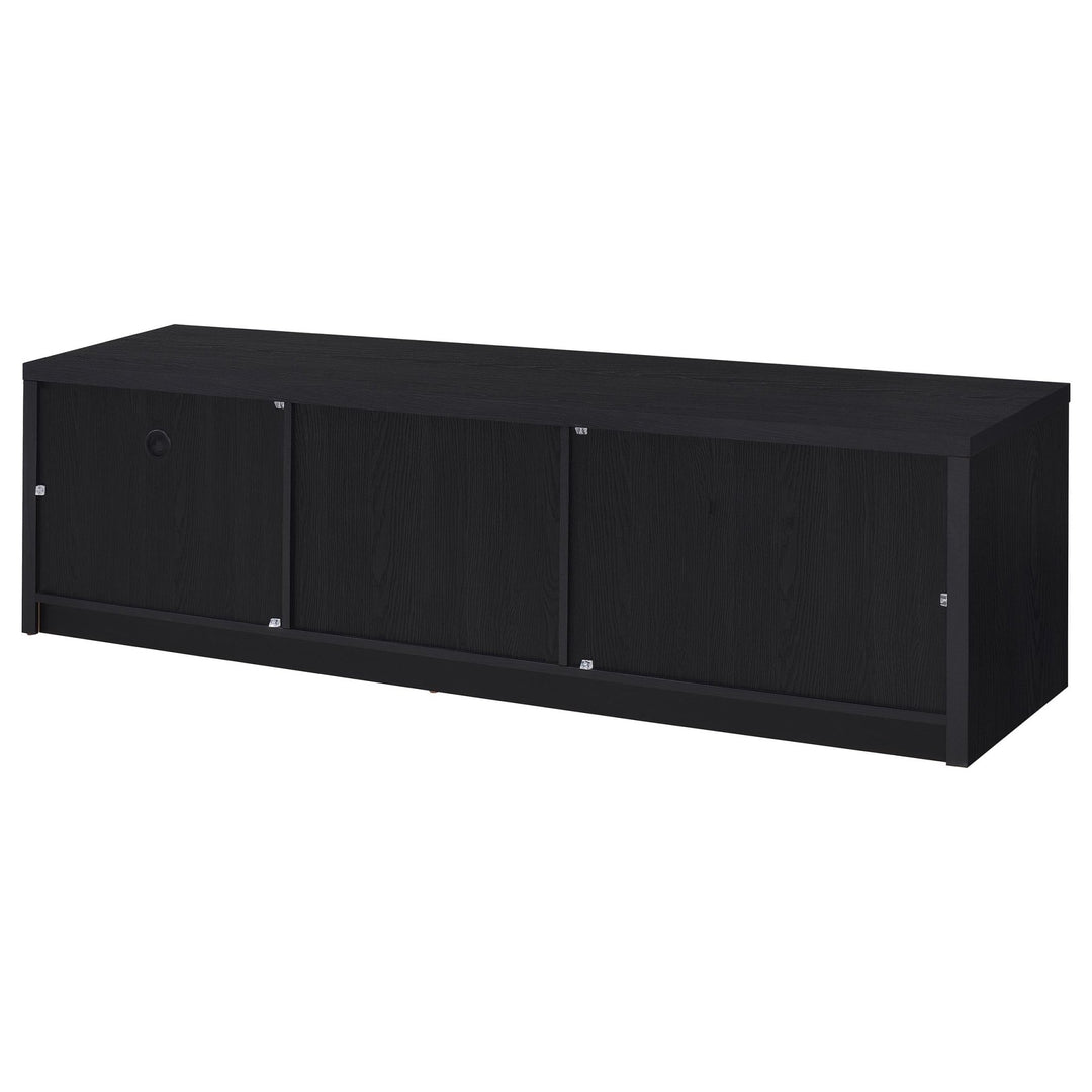 Murray 70-inch 2-door TV Stand Media Console Black - What&