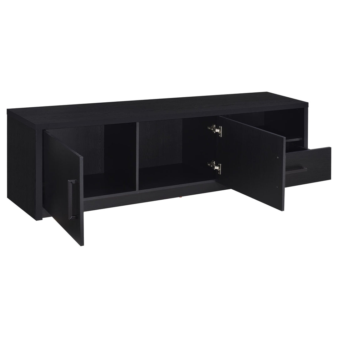 Murray 70-inch 2-door TV Stand Media Console Black - What&
