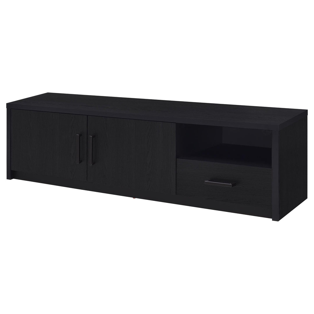 Murray 70-inch 2-door TV Stand Media Console Black - What&