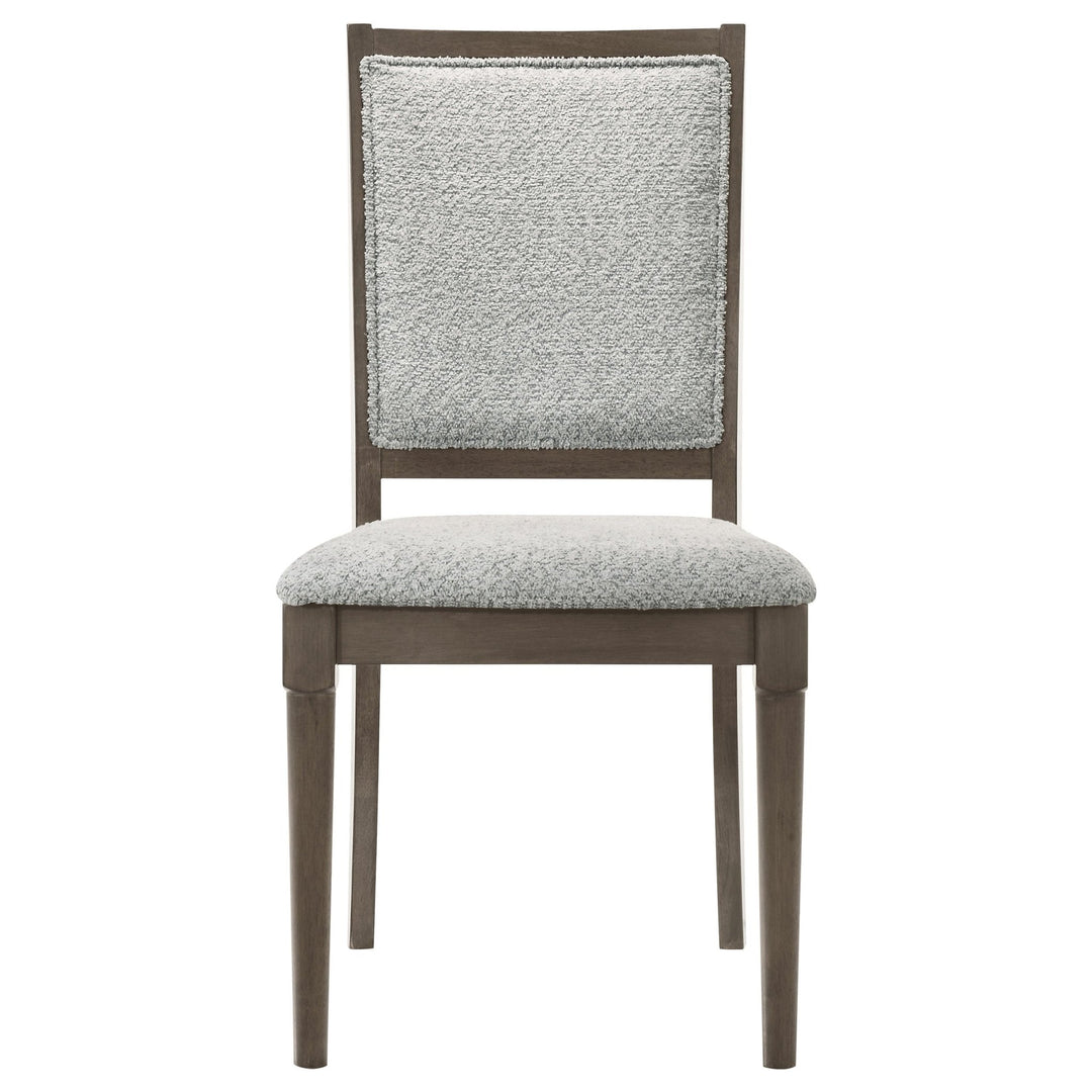 Onslow Upholstered Dining Side Chair Dark Brown - What&