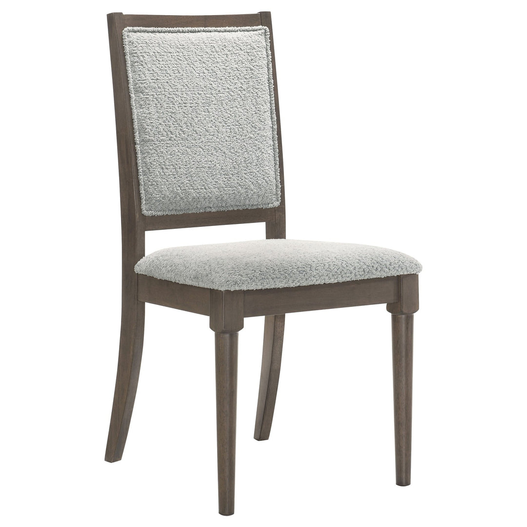 Onslow Upholstered Dining Side Chair Dark Brown - What&