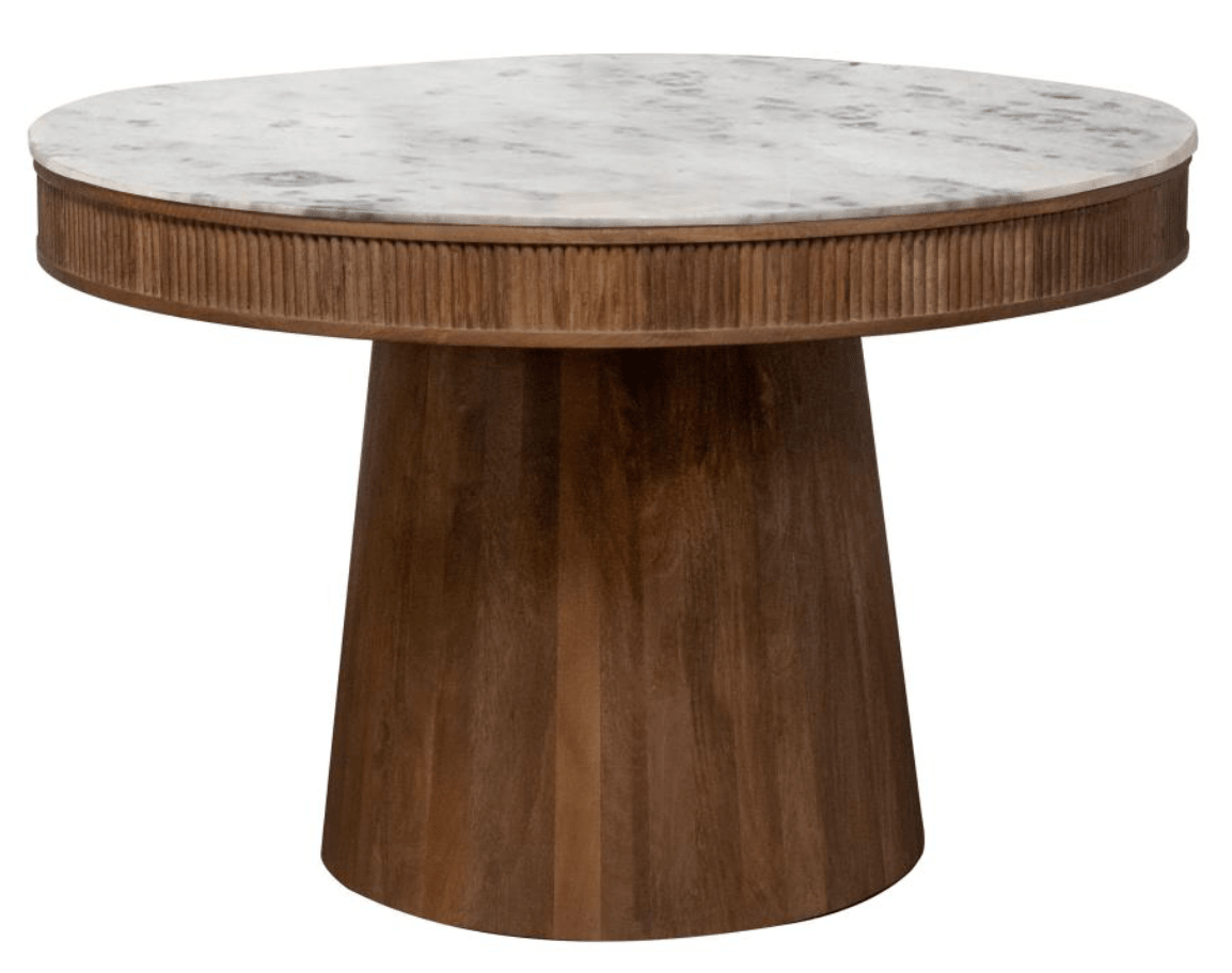 Ortega Round Marble Dining Table - What's New Furniture - Portland, Oregon