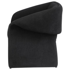 Ramsey Upholstered Sloped Arm Accent Chair Black - What&