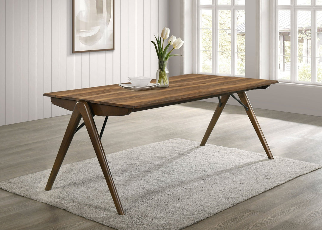 Randolph 82-inch Smart Top Rectangular Dining Table Sheesham and Brown - What&