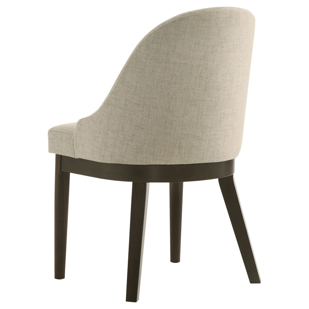 Reseda Upholstered Dining Side Chair Beige (Set of 2) - What&