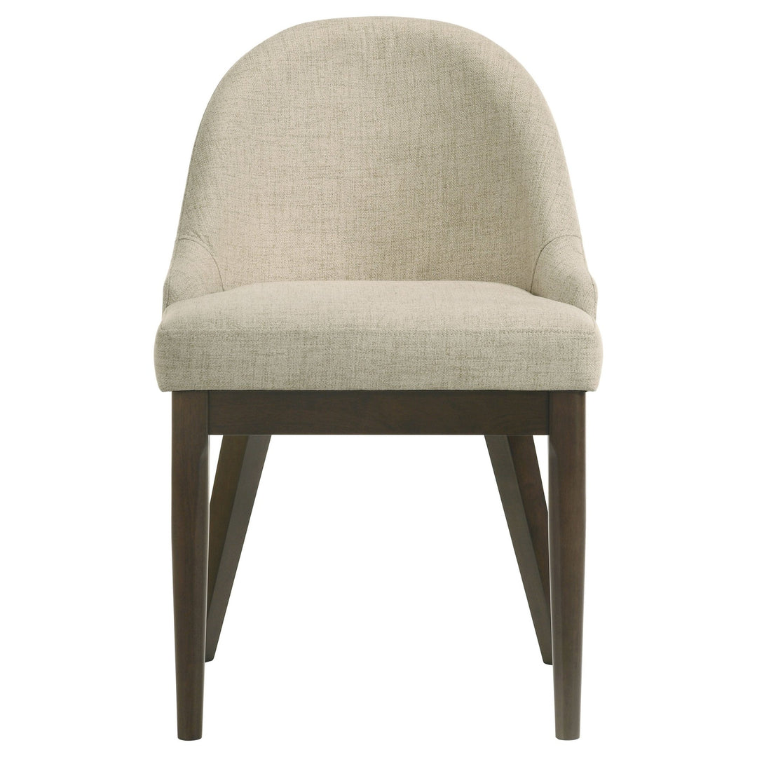 Reseda Upholstered Dining Side Chair Beige (Set of 2) - What&