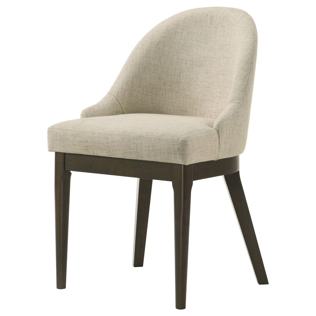 Reseda Upholstered Dining Side Chair Beige (Set of 2) - What&