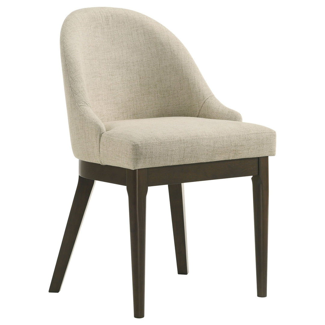 Reseda Upholstered Dining Side Chair Beige (Set of 2) - What&