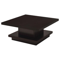 Reston 2-piece Square Coffee and End Table Set Cappuccino - What&